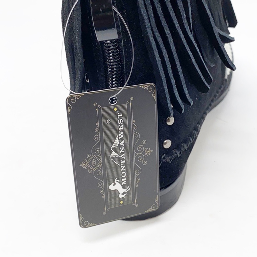 Montana West Western Booties Genuine Hair-On - Picture 9 of 14